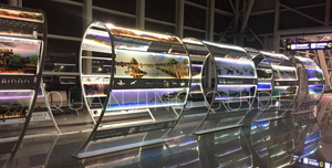 苏南国际机场一带一路展示厅安装完工效果